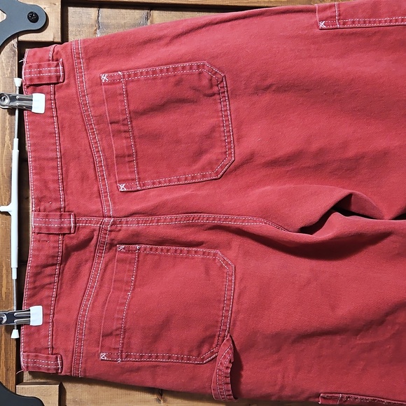 Garage Dani Carpenter Utility Pants In Red Size 7 - Picture 6 of 15